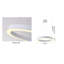 Lustre halo 1 lumière DEL blanc mat-1786523236