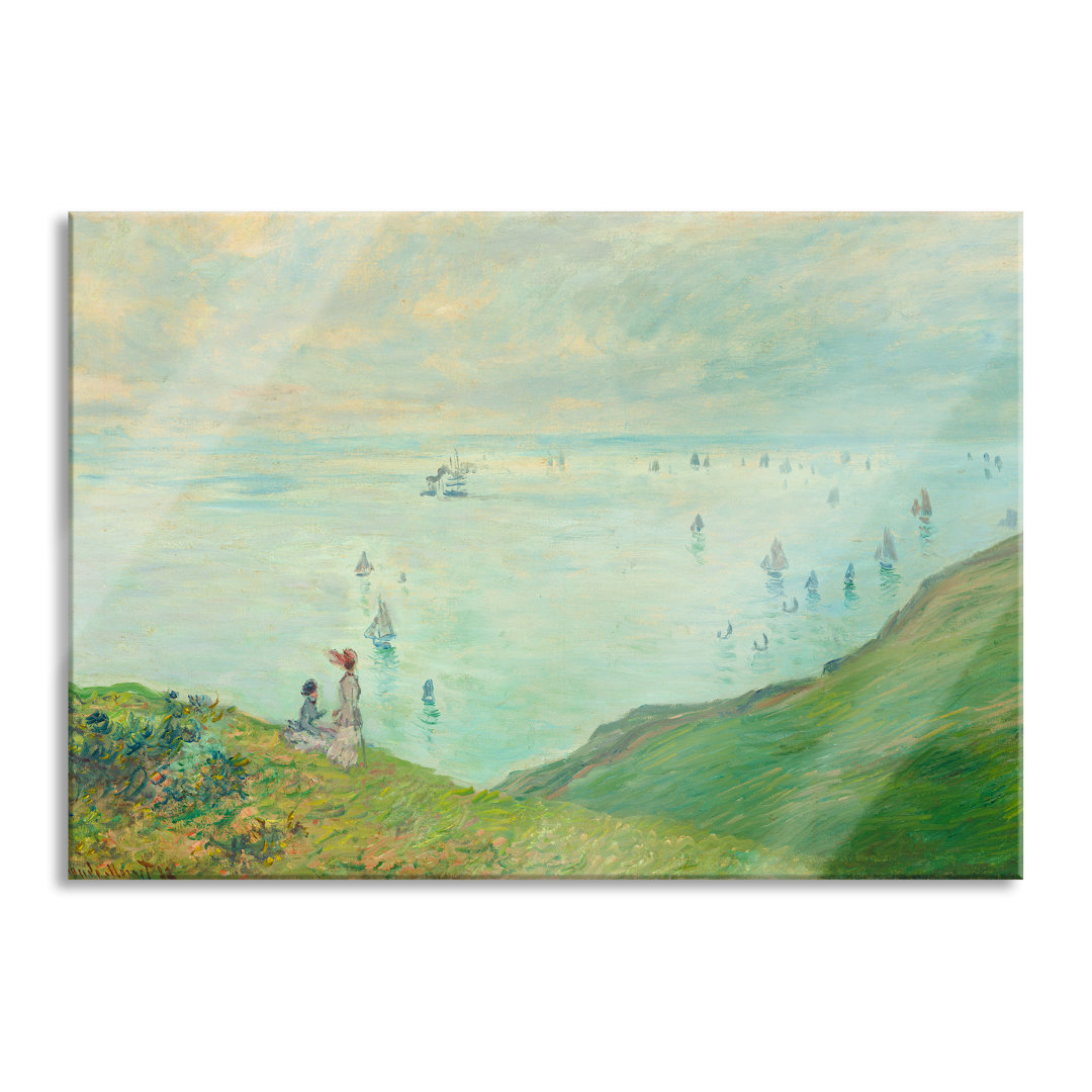 Glasbild Landschaft von Claude Monet