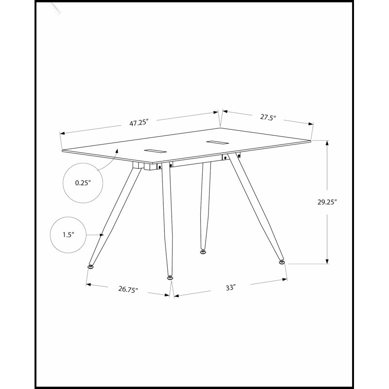 Bureau d'ordinateur moderne en verre trempé avec structure en métal blanc pour le bureau à domicile et les petits espaces
