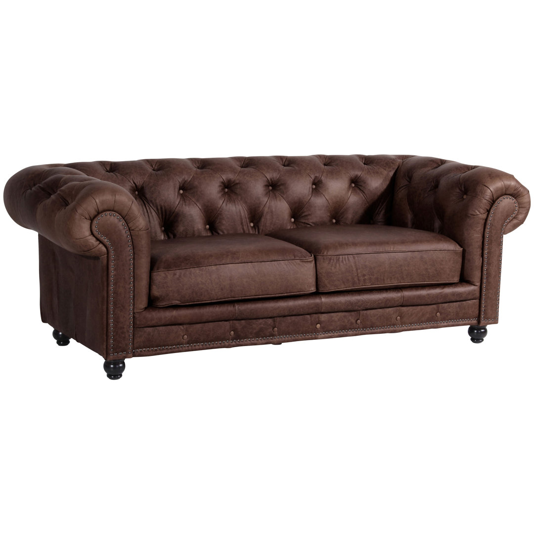 Sofa Orleans aus Echtleder