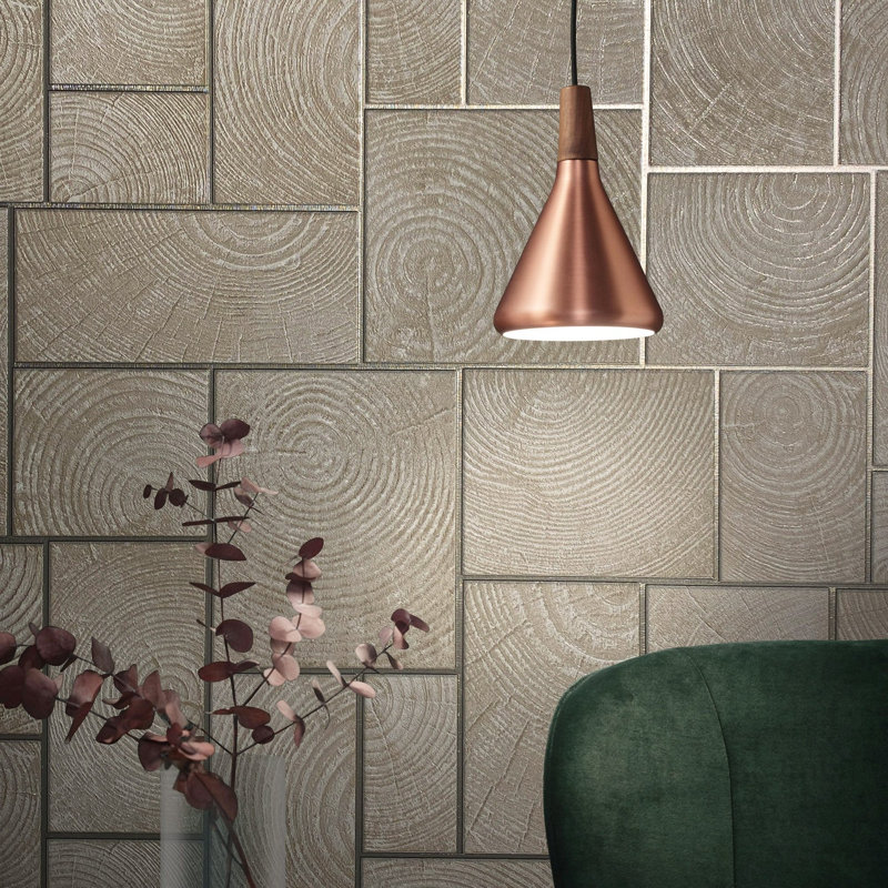 Stamford 10.05m x 70cm Low-Gloss Wallpaper Roll, Beige
