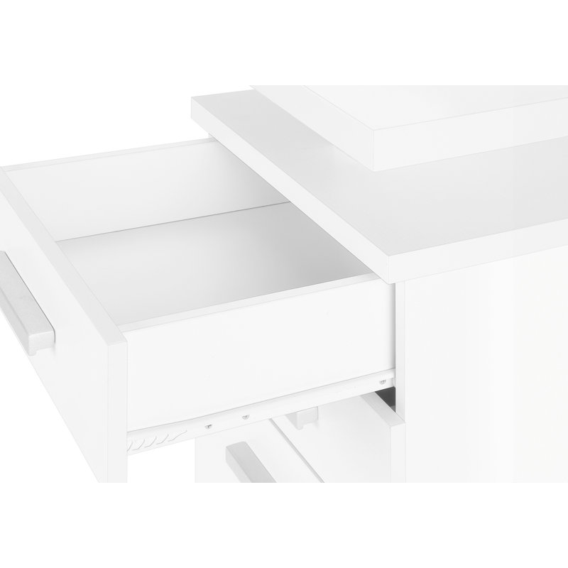 Bureau d'ordinateur, Blanc