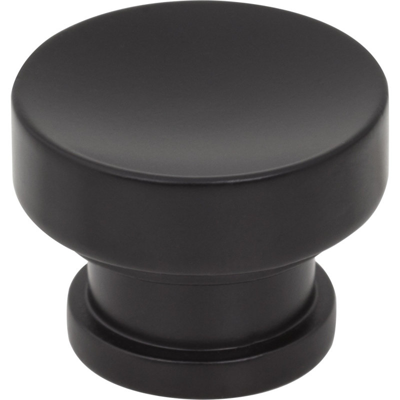 Elara Mushroom Knob, Matte Black
