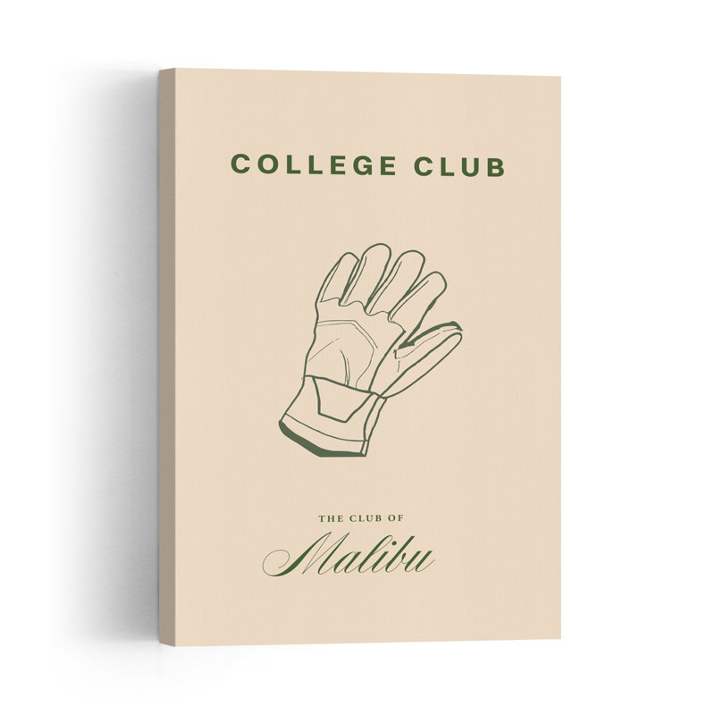 Glove Of Malibu Classic Elegant Minimalist Architecture Wall Art Print 1 Piece Wrapped Canvas Wall Art, 45.72cm H x 30.48cm W
