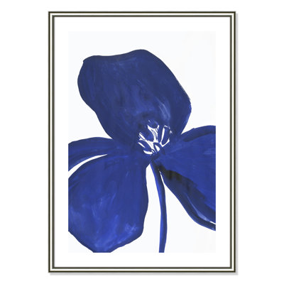 Clarisse Indigo Petal II - Picture Frame Print on Paper