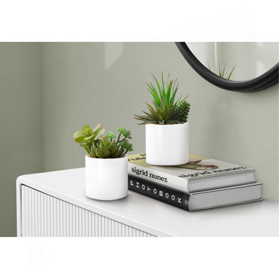 Plante artificielle, plante grasse, intérieur, faux, faux, table, verdure, pot, décoratif, plantes vertes, pots en céramique