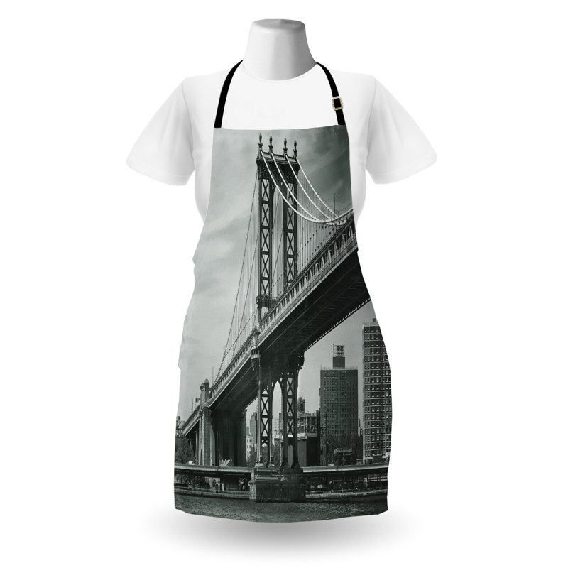 No Pattern Bib Apron