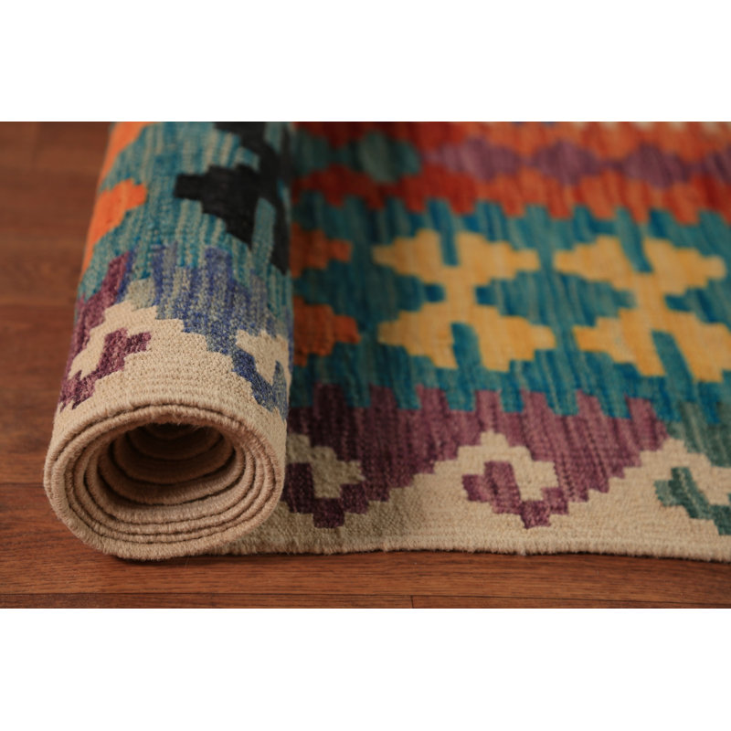 Tapis oriental Kilim en laine All-Over