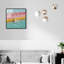 Poolside Symmetry I High-Gloss Frameless Acrylic Glass Wall Art Abstract Print by Oliver Gal, Ready to Hang, 12 x 12-370104475-370104474