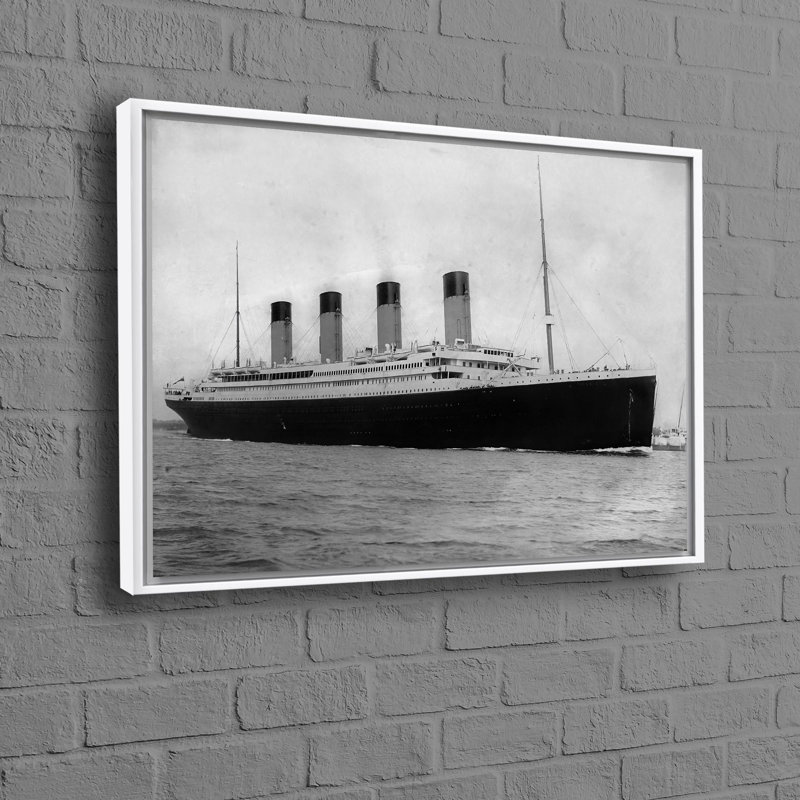 Print on Canvas, 20 cm H x 30 cm W, White Floater Framed