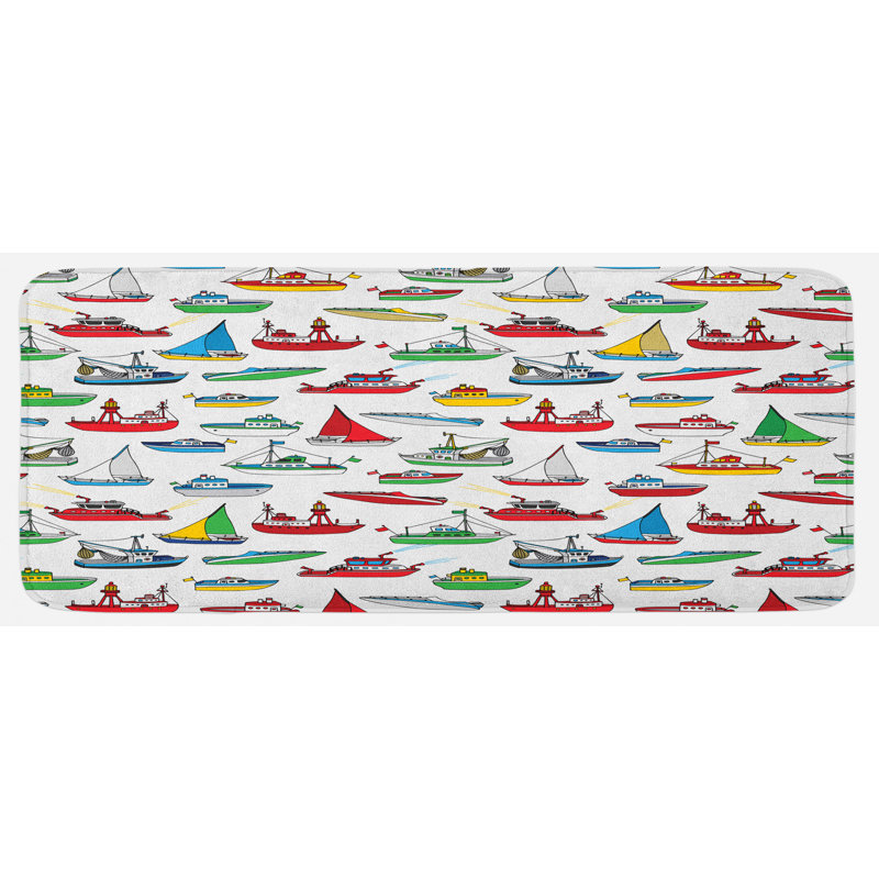 Tapis de cuisine nautique