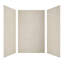 Contour de panneau de douche 3 pièces SMC l 60 po x H 96 po x P 36 po, épaisseur améliorée de 0,2 po, installation rapide, découpable