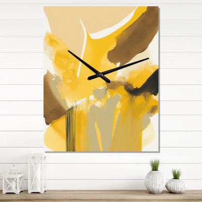 Hibaaq - Abstract Liquid Ink Wall Clock