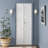Primed 3 Equal Panel Shaker Bi-Fold Door-46546473