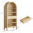 71.2" H Farmhouse Bookcase With Drawer And 5-tier Open Shelves 