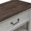 Commode de chevet Chalita avec tablette et panier ouverts, 1 tiroir et station de charge intégrée