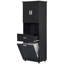 Armoire de rangement supérieure avec panier à linge inclinable-1392636699