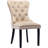 20.3 " H Tufted Faux Leather Upholstered Rubberwood Solid Wood Side Chair-100752890