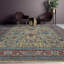 Tapis doré et rouille de haute qualité noué à la main-106951201