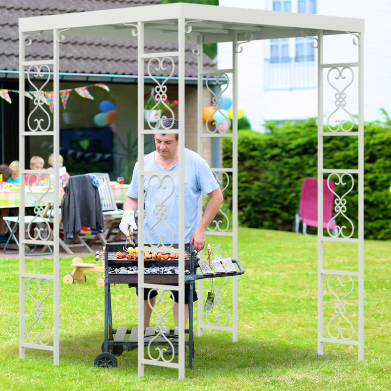 Euphemia 1.8m x 1.8m Metal BBQ Gazebo