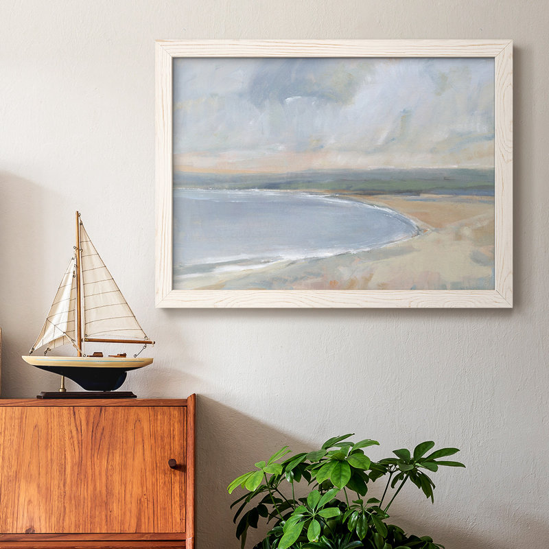 «Coastal Study II», reproduction d'art sur toile simple, Blanc, H 26 po x l 38 po x P 1,5 po