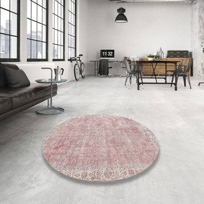 Tapis traditionnel gris / rouge