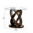 Tyriah Glass Top End Table