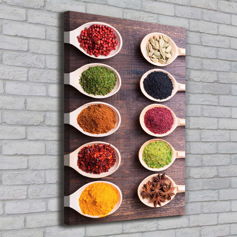 Spices - Wrapped Canvas Print
