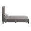 Lit tapissier capitonné standard à profil bas Kaster-517925155-517925157