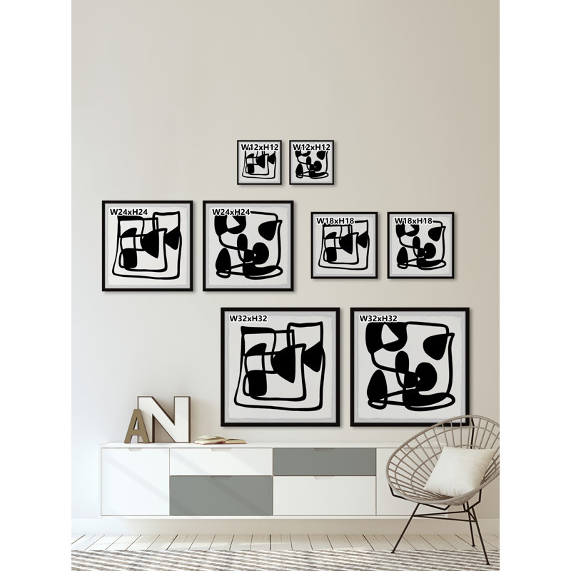 Diptyque foncé, H 24 po x l 24 po