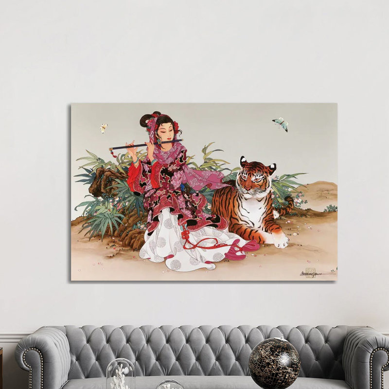 Immortal Melody - Painting on Canvas, Wrapped Canvas, 152.5 cm H x 101.5 cm W x 3.175 cm D