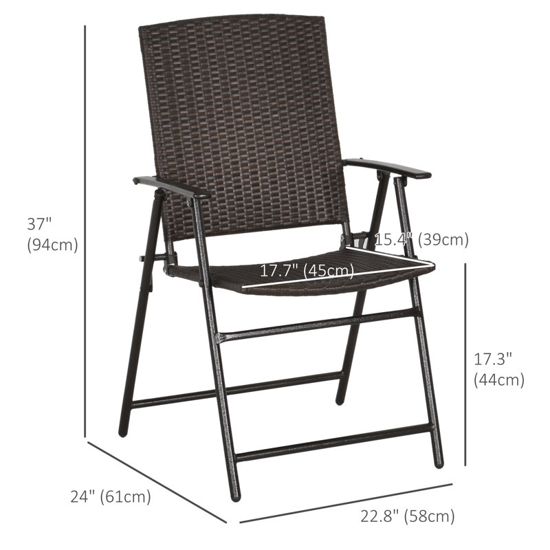 Chaise de salle à manger pliante Gabrielle