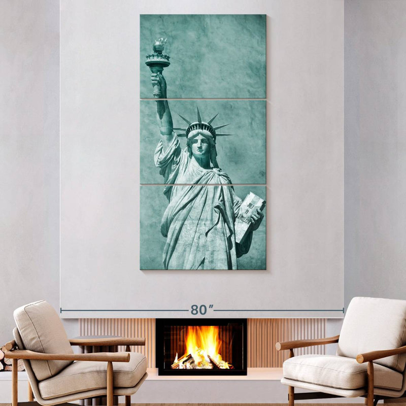 Vintage Liberty Statue, 80" H x 39" W