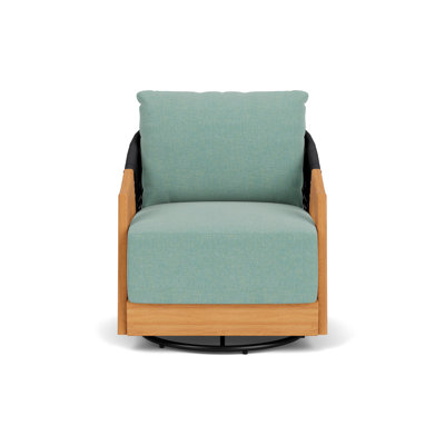 Alpine Outdoor Teak Swivel Lounge Chair