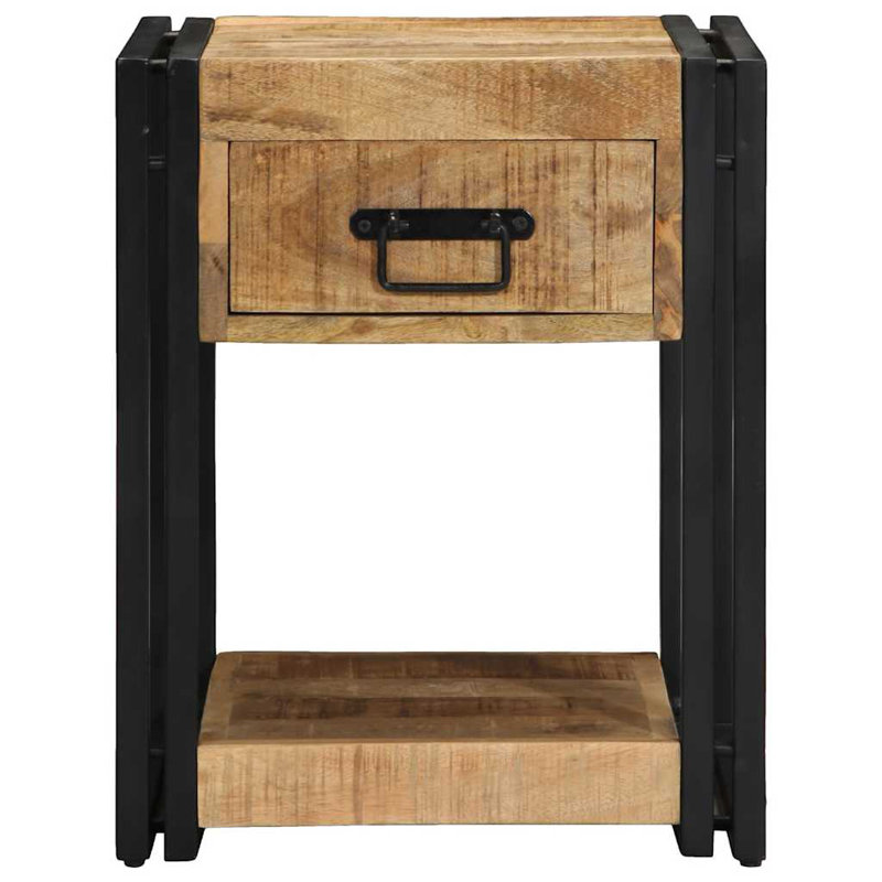 40cm W Iron Bedside Table