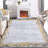 2x6 Washable Hallway Runner Rug – Non-Slip, Low Pile, Abstract Design with Rubber Backing for Kitchen, Laundry, Entryway, Grey