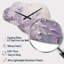 Hulsey Blooming Lilac Melody I - nuage lilas horloge en métal, horloge asymétrique-1890506094