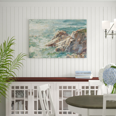 «Impasto Ocean View IV», peinture sur toile