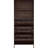 Shoe Cabinet With 3 Flip Drawers And Open Shelves. Living Room Keeper. , Walnut Color, Modern Style Narrow Rack Drawers. Entryway Organization. Solid Finish, Metal Handles