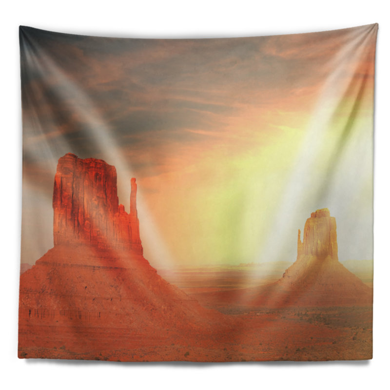 Paysage, Monument Valley, Utah, États-Unis, H 78 po x l 92 po