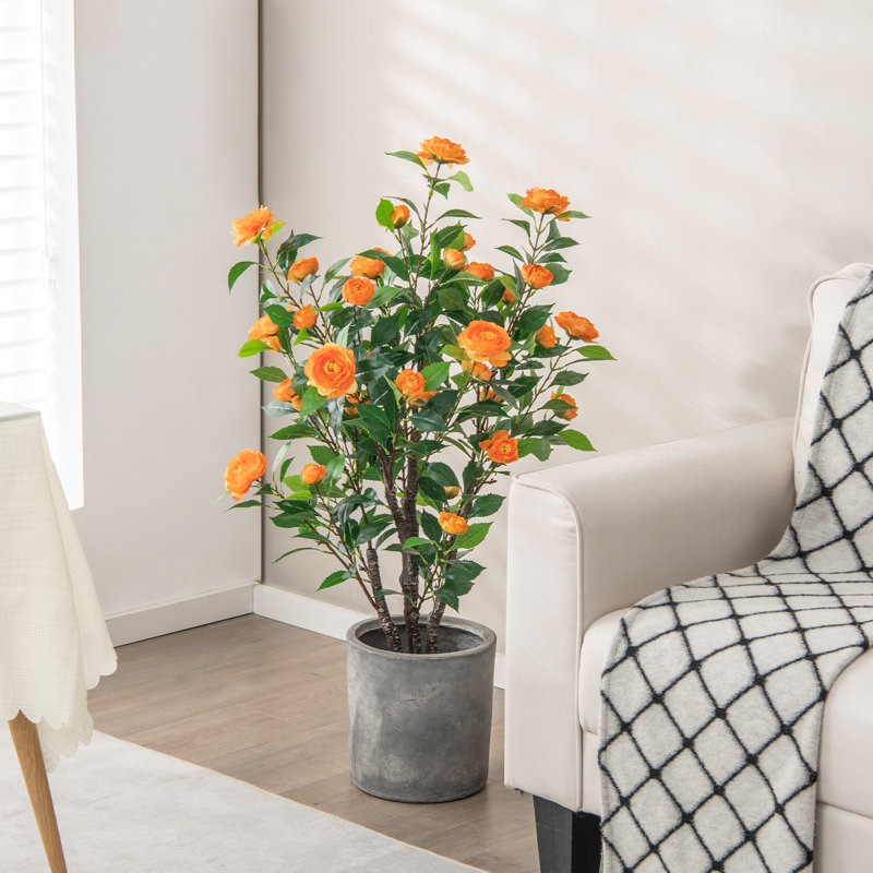 40'' Faux Flowering Tree in Pot