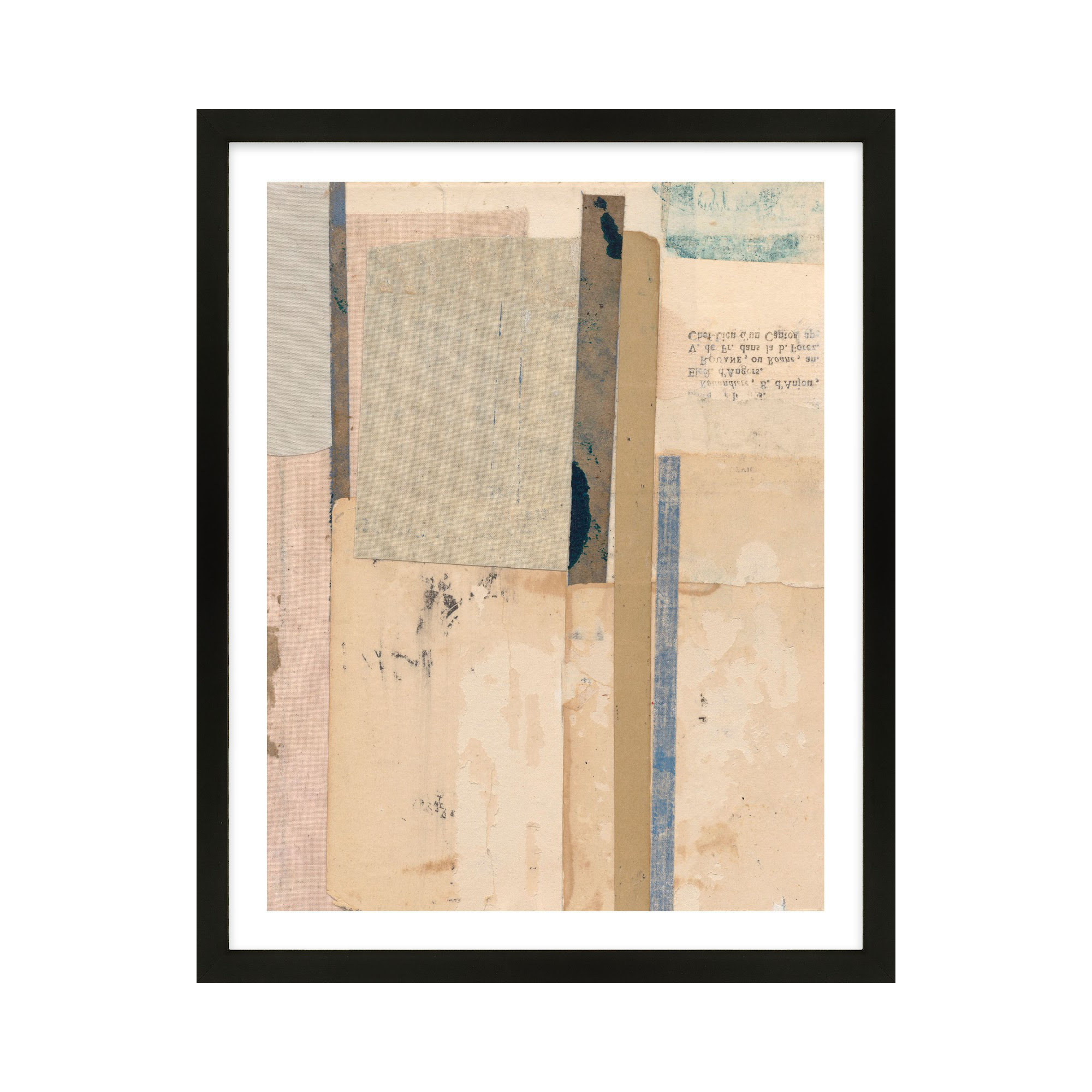 Go Softly by Sarah Short, Black, 50" H x 40" W x 1.25" D
