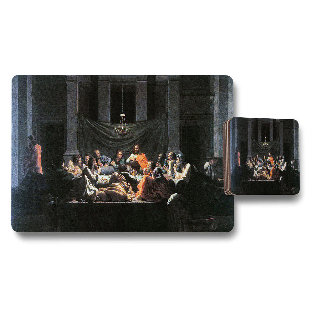 The Last Supper Placemats And Coasters Set For Dining Table
