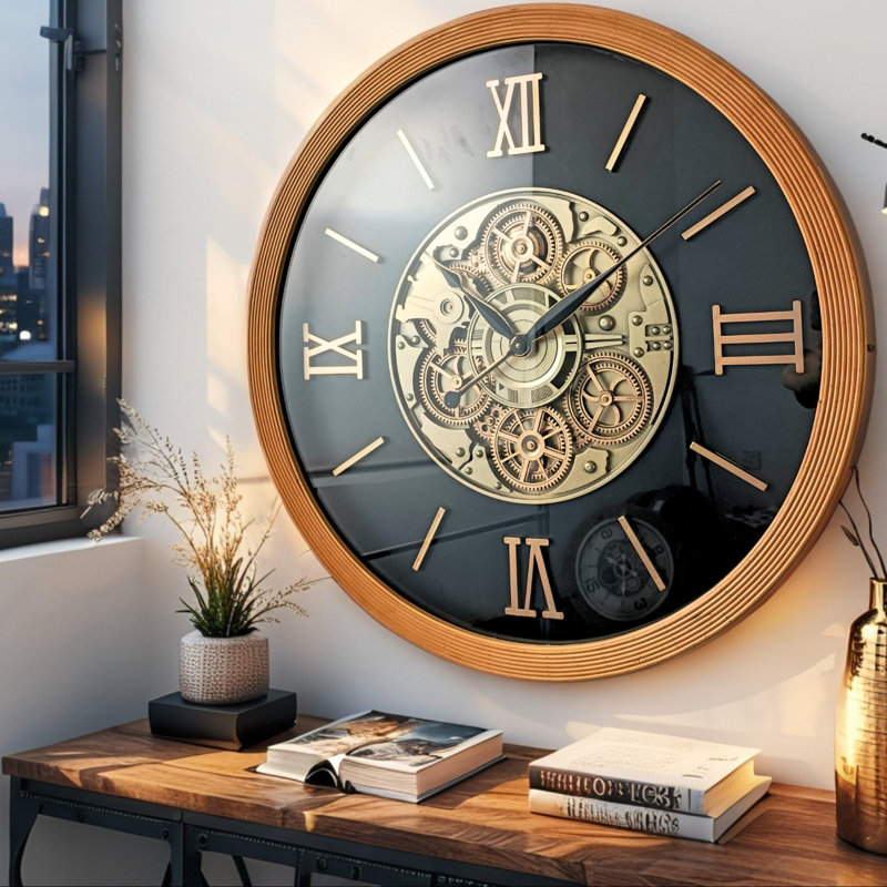 Solid Wood Wall Clock