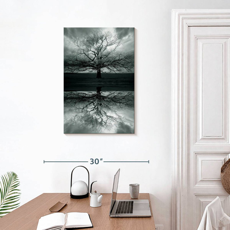Hitzel Haunted Tree Reflection, 30" H x 20" W