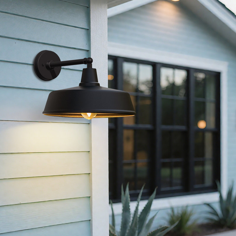 Luminaire de grange, H 9,8 po x l 15 po x P 20 po