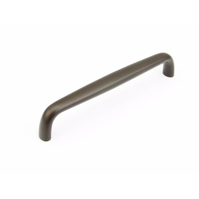 Poignée d'armoire traditionnelle 6 po Schaub d'un centre à l'autre, 10", Bronze frotté à l'huile