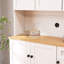 Garde-manger 71 po avec tablettes réglables, armoire autoportante pour le rangement des boissons, 6 portes et 1 tiroir - armoire blanche, tablettes polyvalentes-1683528453