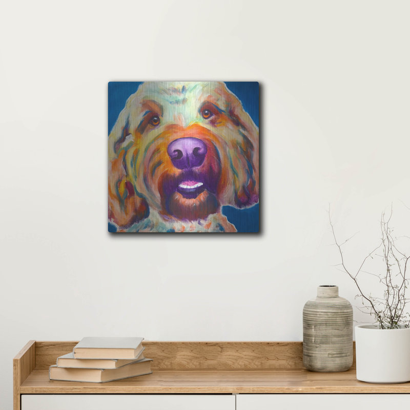 " Doodle - Larry " by Dawg Painter, 12" H x 12" W