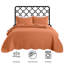 Ensemble de couvre-lit en microfibre embossée - Ensemble de literie moderne et léger avec taies décoratives-122058441-122058462